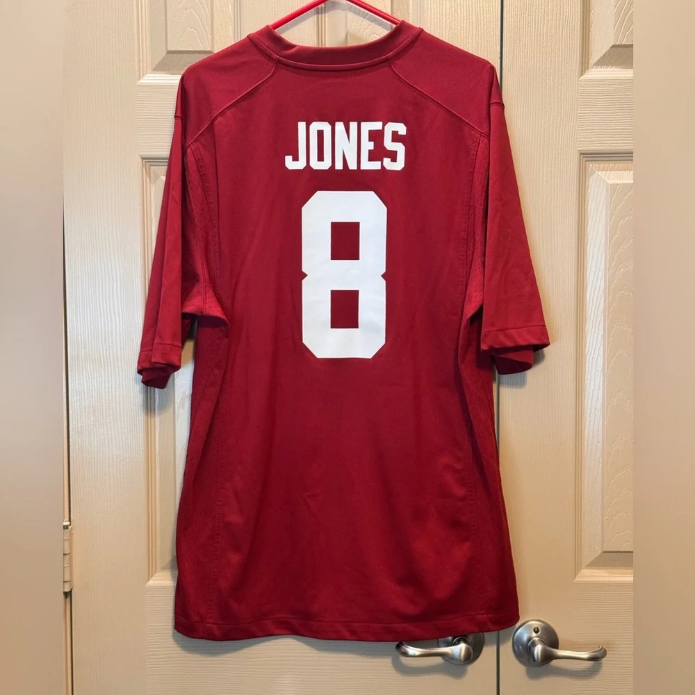 Alabama Julio Jones Nike Team Jersey Men's Size Large Red #‎ 8